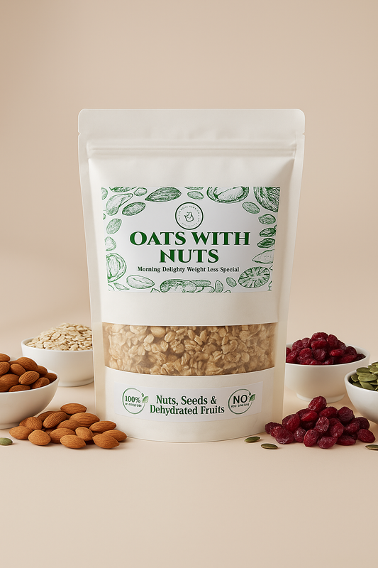 Oats with Nuts & Seeds – High-Protein Healthy Breakfast